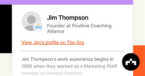 jim thompson positive coaching alliance.